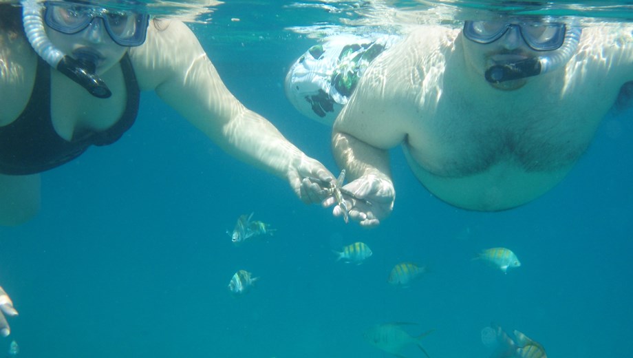 Snorkeling By The Arch