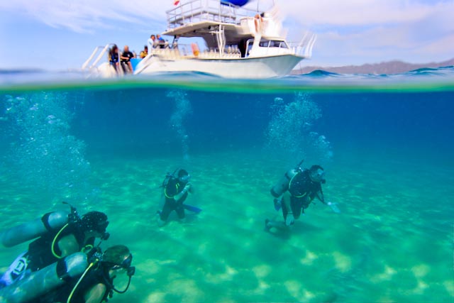 Buceo en aguas abiertas