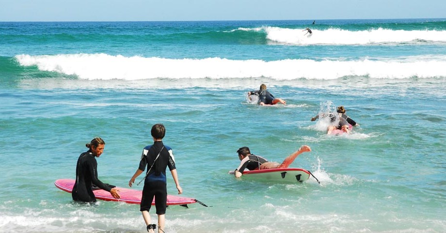 Lecciones de Surf en Costa Azul
