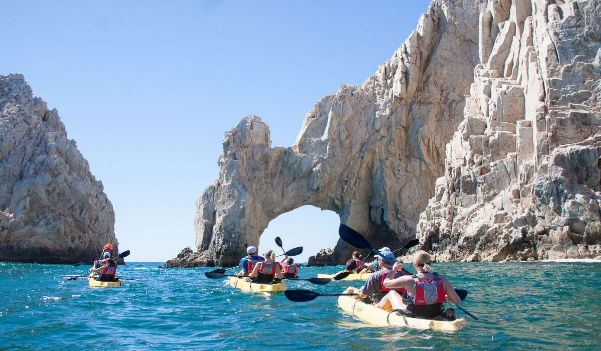 Kayak and Snorkel at the Arch